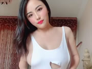 Selfie eines chinesischen Models