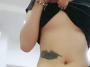 Sexy chinesische Mädchen nackte Versuchungsshow